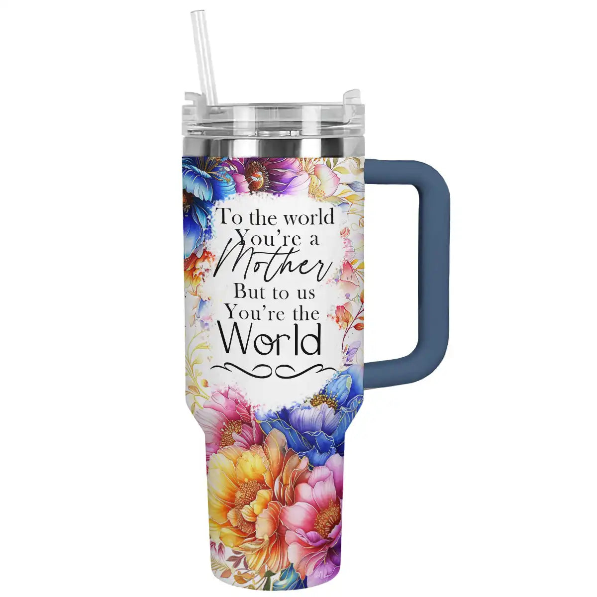 Shineful Tumbler Mother's Day quote floral