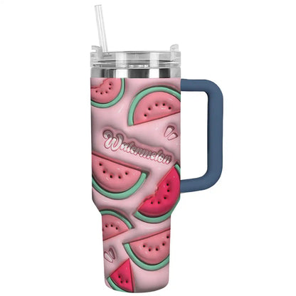 Shineful Tumbler Puffy Watermelons