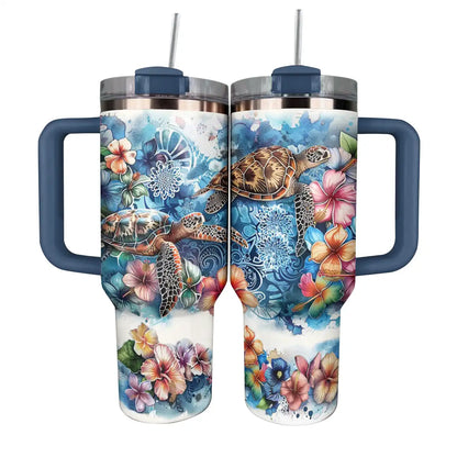 Shineful Tumbler Tropical Sea Turtles