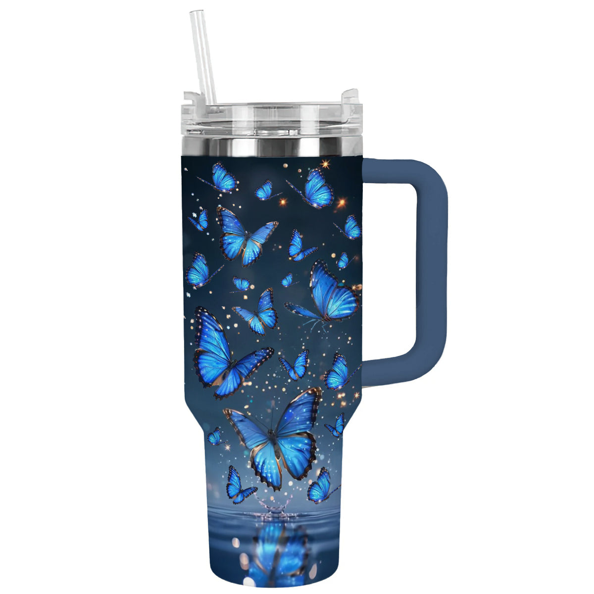 Shineful Tumbler Fluttering Butterfly Elegance