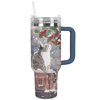 Shineful Tumbler Winter Cat