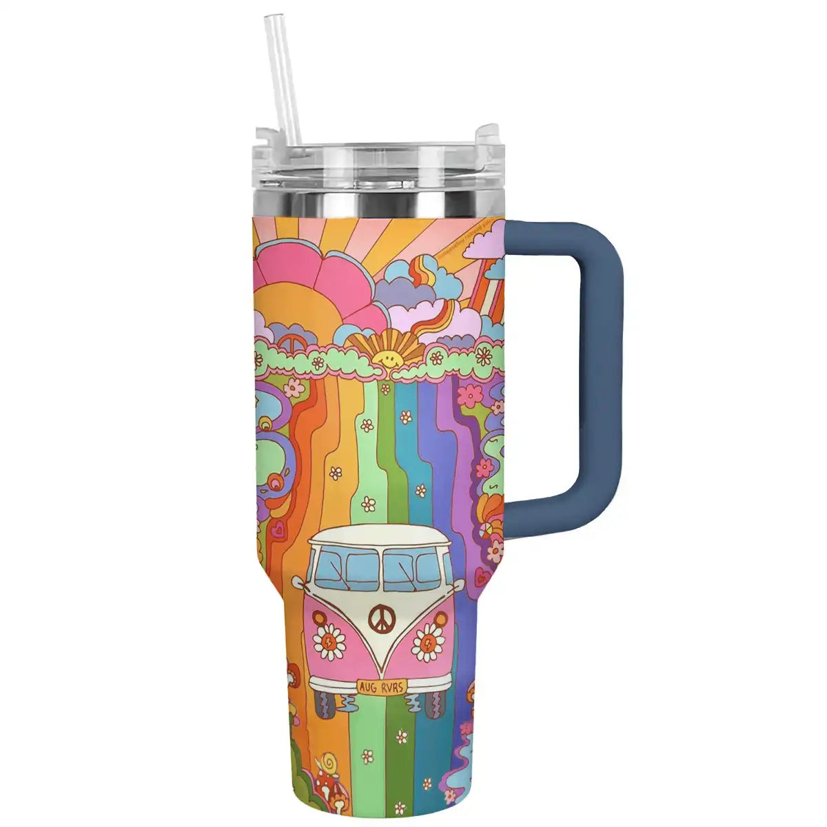 Shineful Tumbler Rainbow Hippie Van