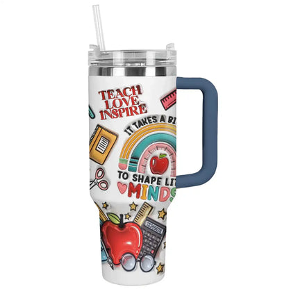 Shineful Tumbler Puffy Teacher