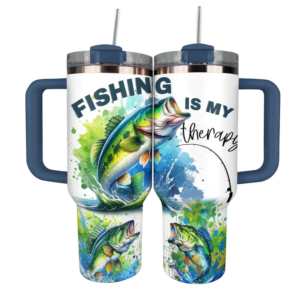 Shineful Tumbler Therapy Fishing