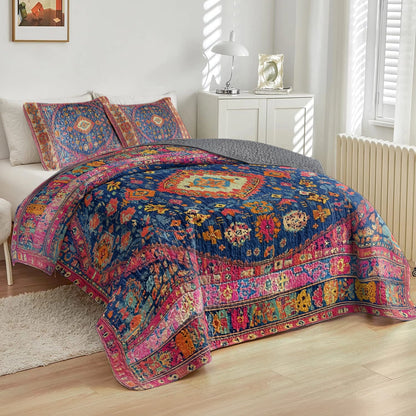 Shineful All Season Quilt 3-Piece Set - Bohemian Rhapsody