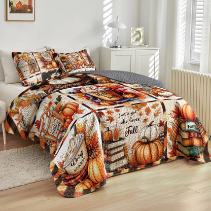 Shineful All Season Quilt 3-Piece Set - Cozy Autumn Nights