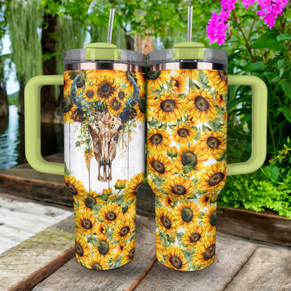 Shineful Tumbler Sunflower Rustic Delight