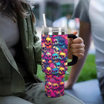 Shineful Tumbler Psychedelic Skulls