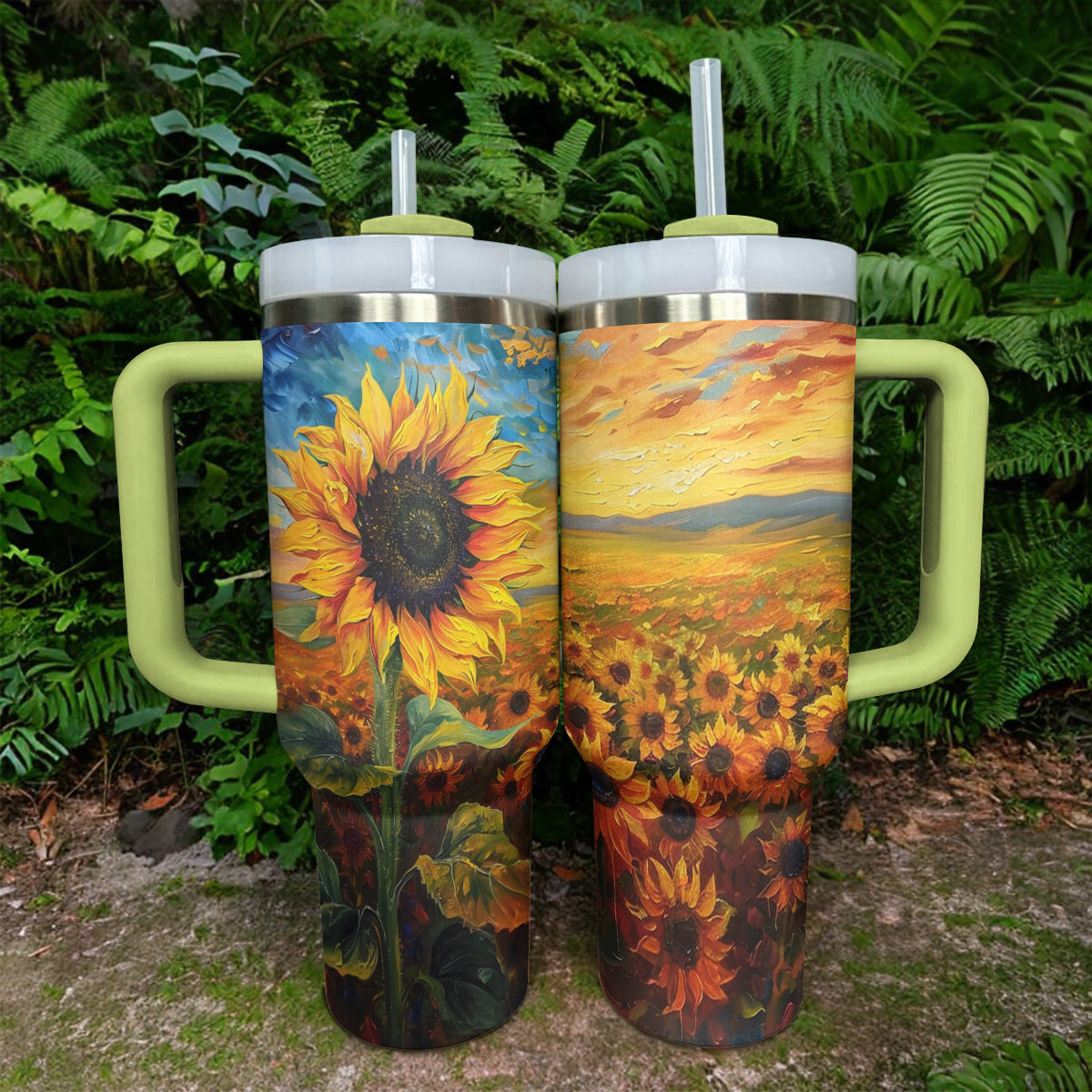 Shineful Tumbler Sunflower Sunset Dream