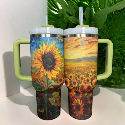 Shineful Tumbler Sunflower Sunset Dream