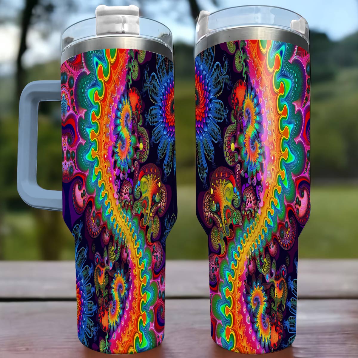 Shineful Tumbler Hippie Gorgeous Mushrooms Land