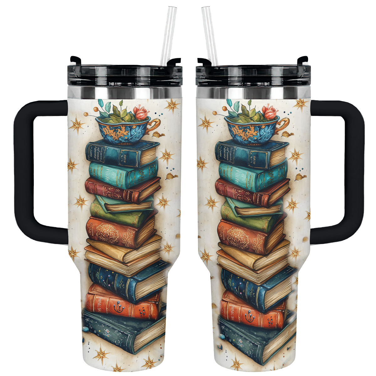 Shineful Tumbler Classic Tea & Books