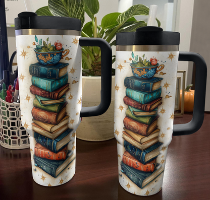 Shineful Tumbler Classic Tea & Books