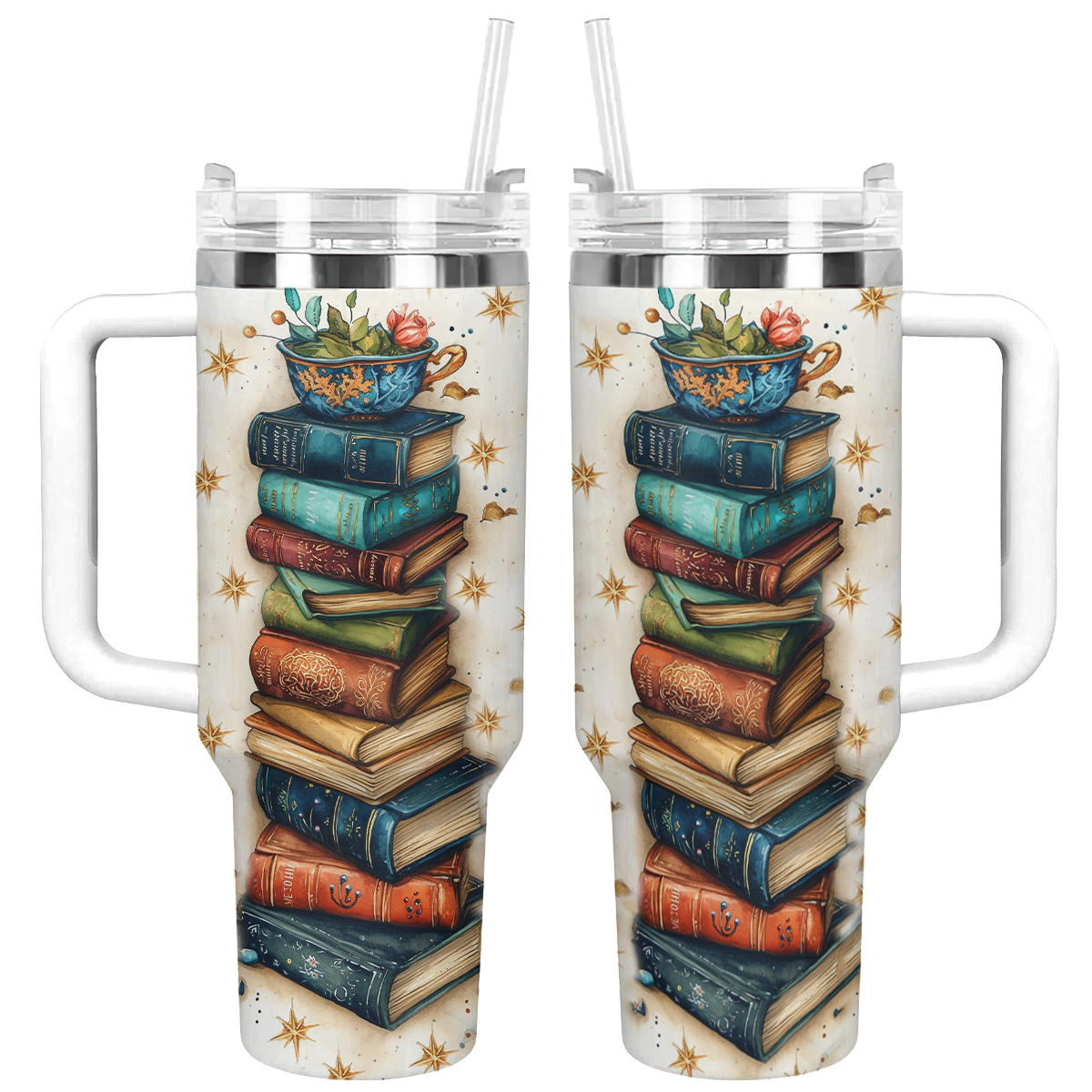 Shineful Tumbler Classic Tea & Books