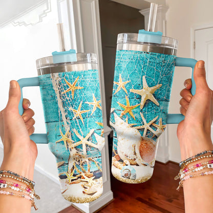 Beach Shineful Tumbler Ocean Breeze Shells