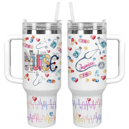 Shineful Tumbler Personalized Strength Nurse