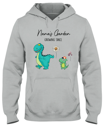 Shineful Nana's Garden Nana Saurus And Kids Custom - T-shirt unisexe personnalisé