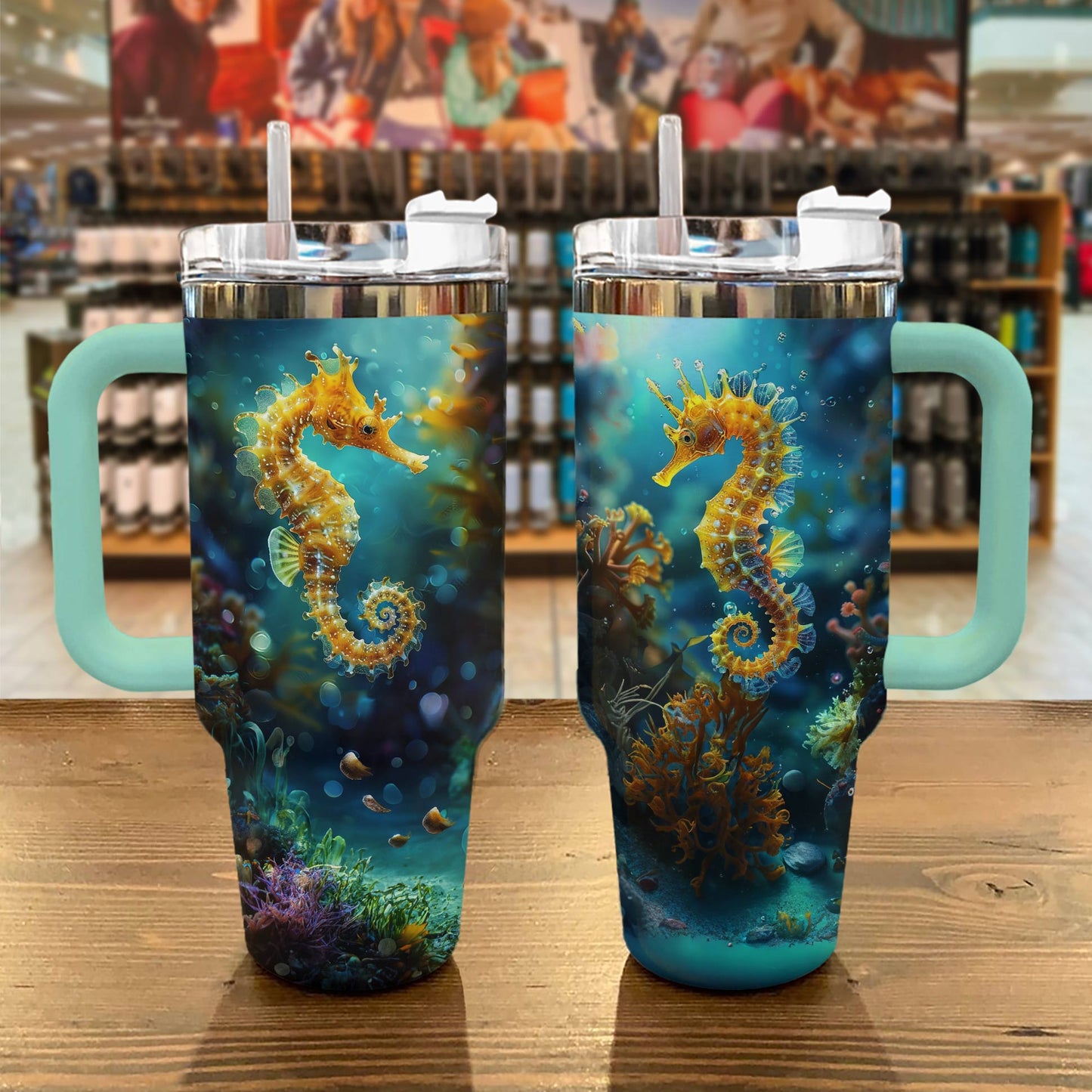 Shineful Tumbler Seahorse Lovely