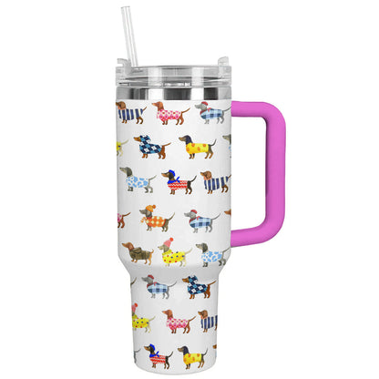 Shineful Tumbler Dachshund Fashionista Chic