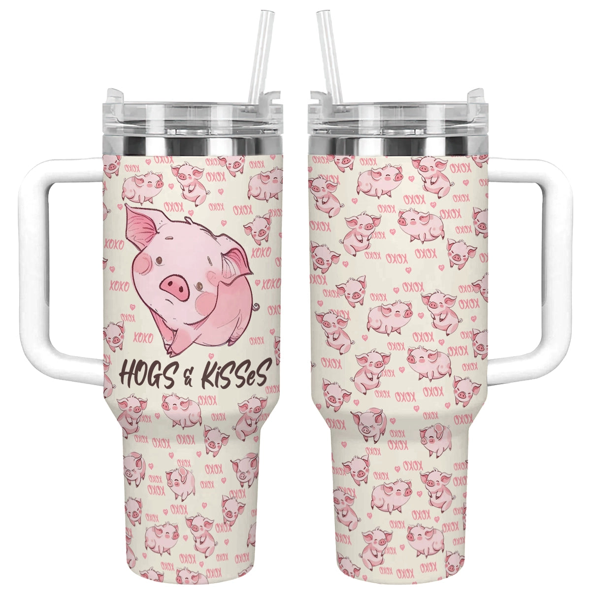 Shineful Tumbler Pig Hogs & Kisses