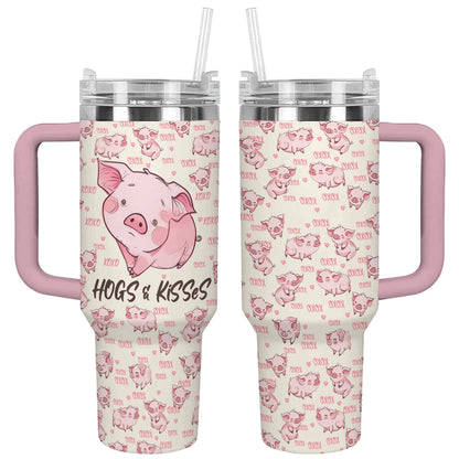 Shineful Tumbler Pig Hogs & Kisses