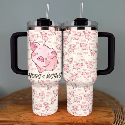 Shineful Tumbler Pig Hogs & Kisses