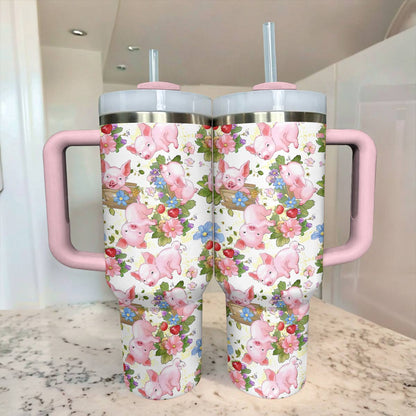 Shineful Tumbler Cute Pigs