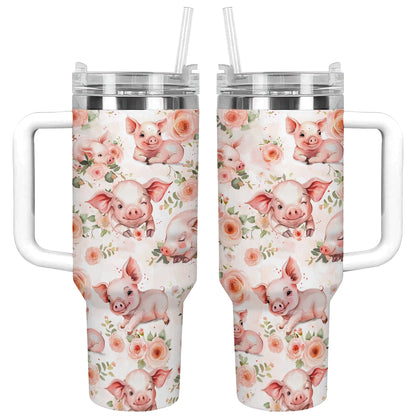 Shineful Tumbler Piglet Posies