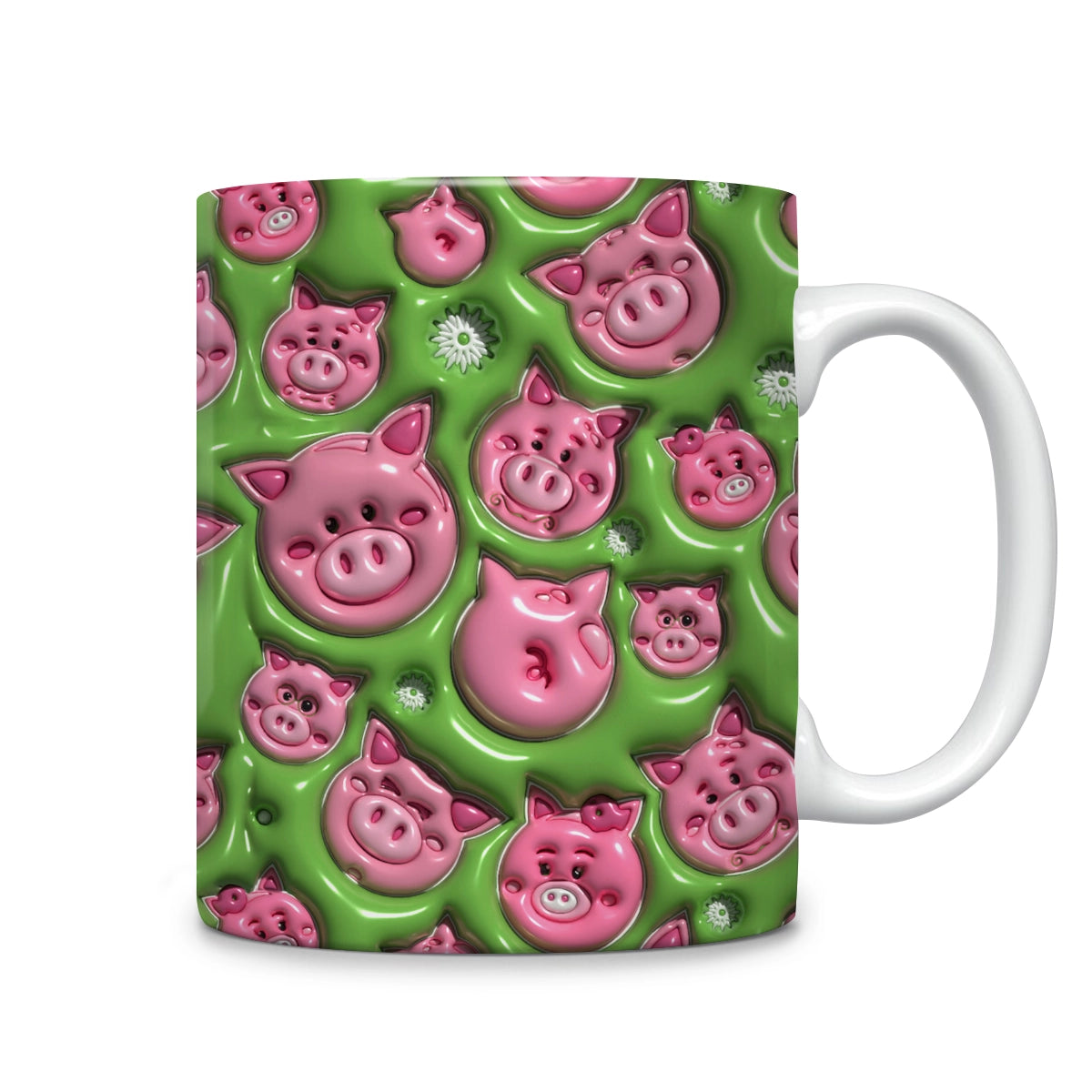 Shineful Ceramic Mug Peppy Pig Puffy