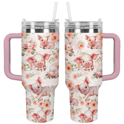 Shineful Tumbler Piglet Posies