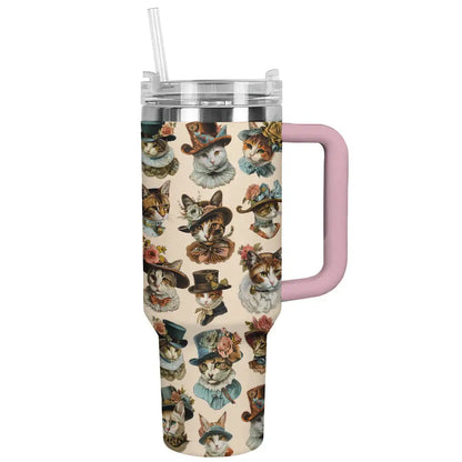 Shineful Tumbler Vintage Cats