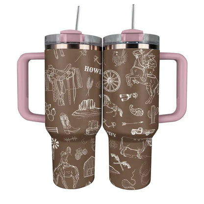 Shineful Tumbler Western Roundup