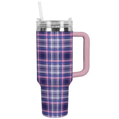 Shineful Tumbler Purple Plaid