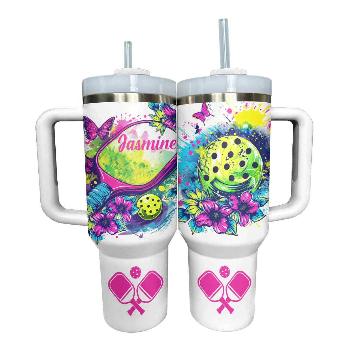 Shineful Personalized Tumbler Pickleball Lovely