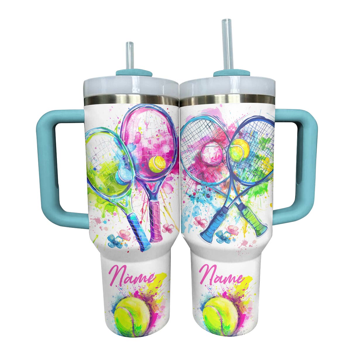 Shineful Personalized Tumbler Just A Girl Who Loves Tennis