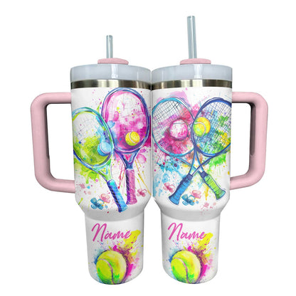 Shineful Personalized Tumbler Just A Girl Who Loves Tennis