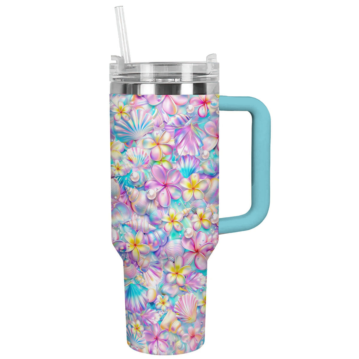 Glänzender Becher Oceanic Blossom