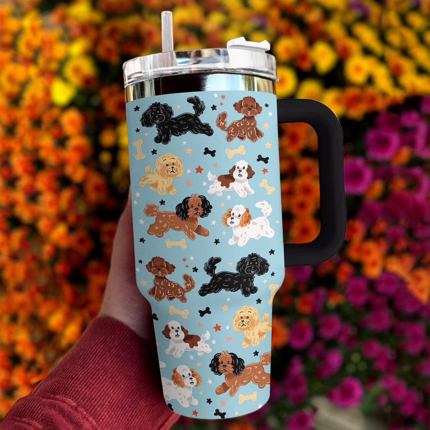 Shineful Tumbler Funny Poodle