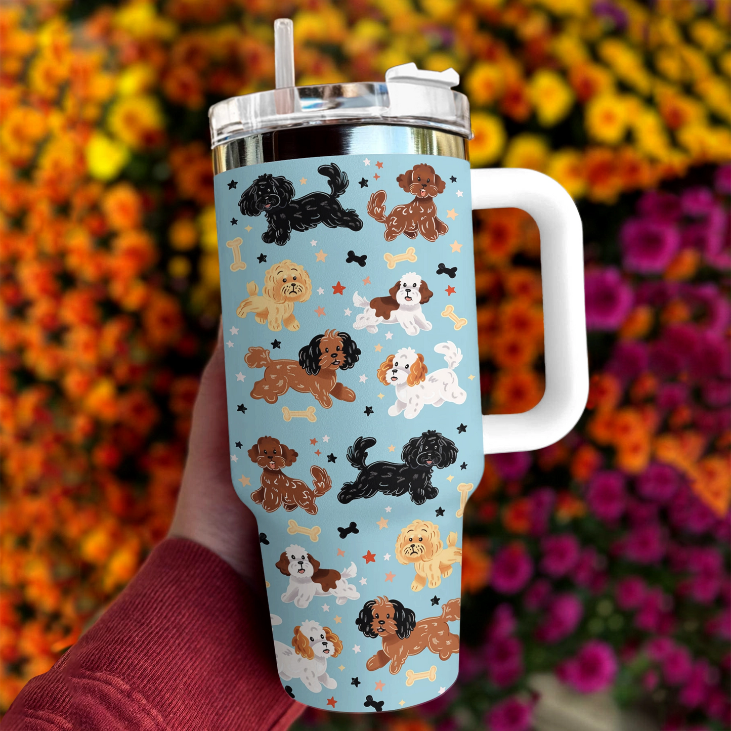 Shineful Tumbler Funny Poodle