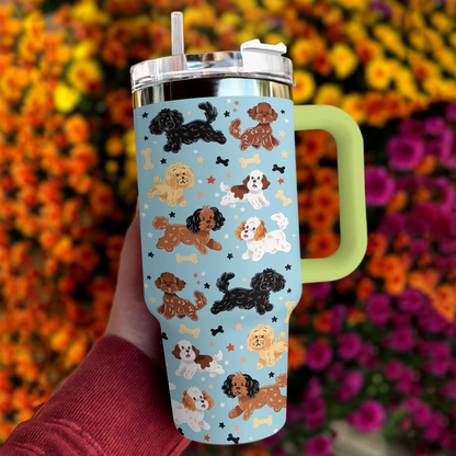 Shineful Tumbler Funny Poodle