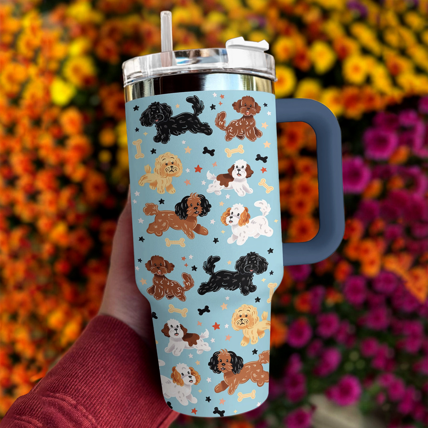 Shineful Tumbler Funny Poodle