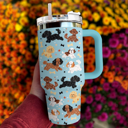 Shineful Tumbler Funny Poodle