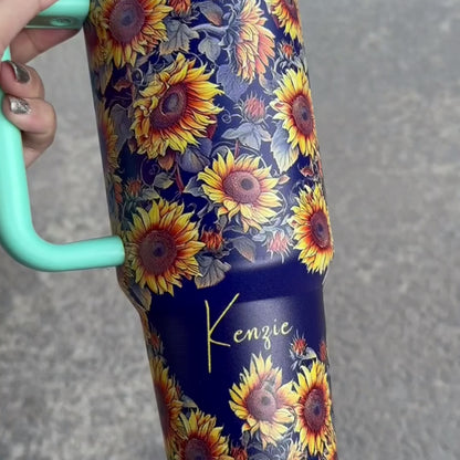 Shineful Tumbler Wildflower Wanderlust Hummingbird