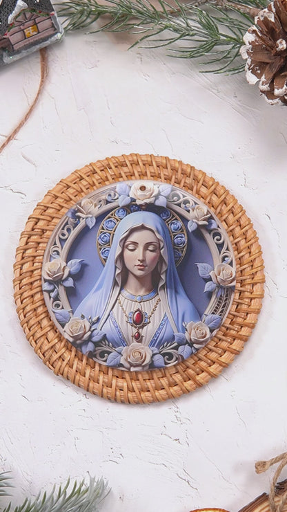 Shineful 2D Acrylic Ornament Blessed Virgin Mary