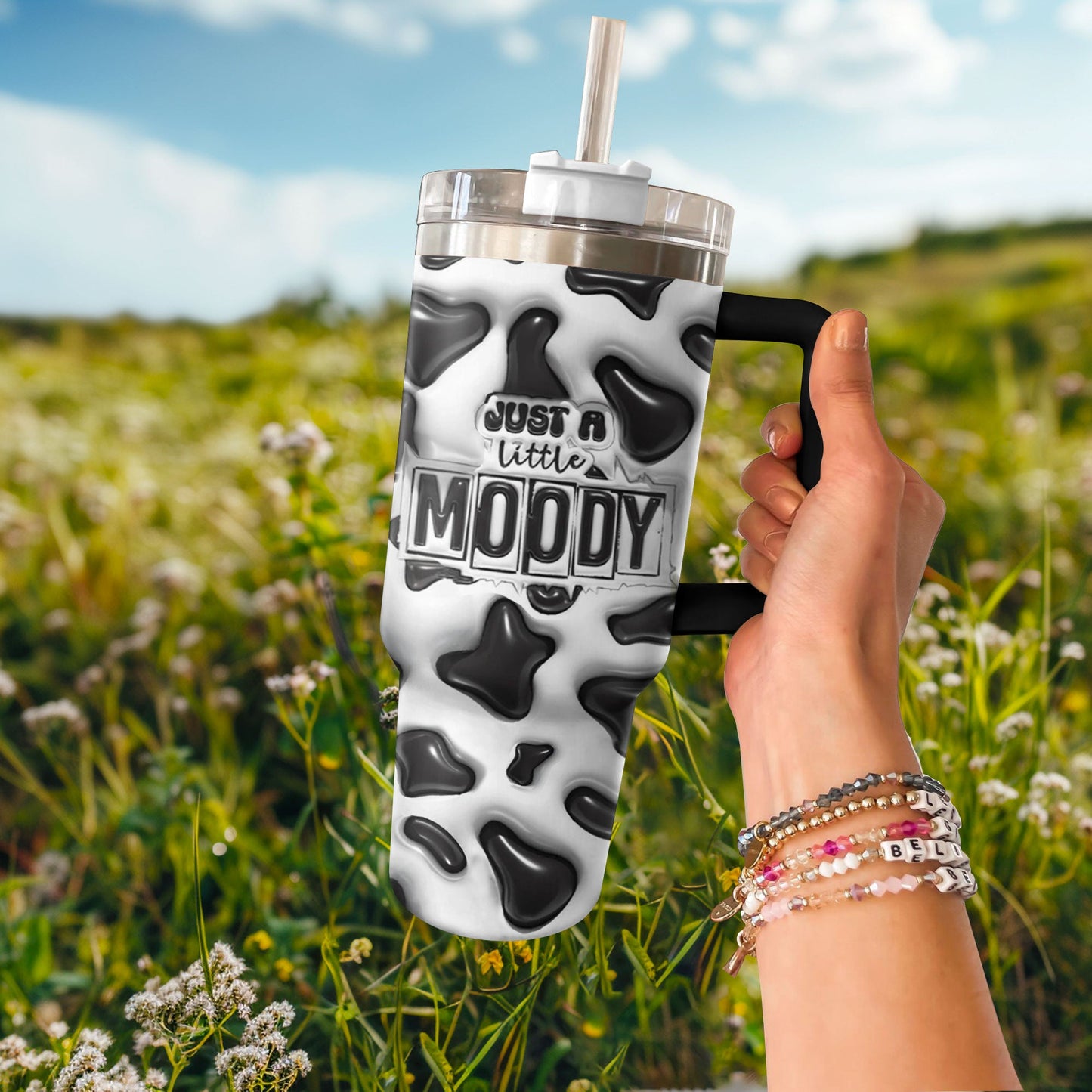 Shineful Glossy Tumbler Puffy Moody Moo Fun