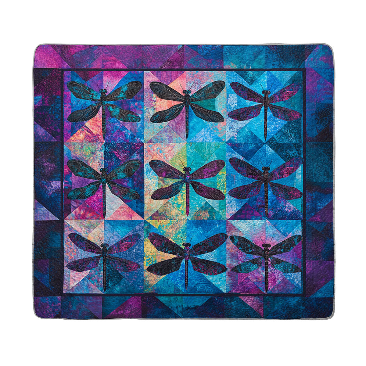 Shineful All Season Quilt 3-teiliges Set Libelle Kaleidoskop