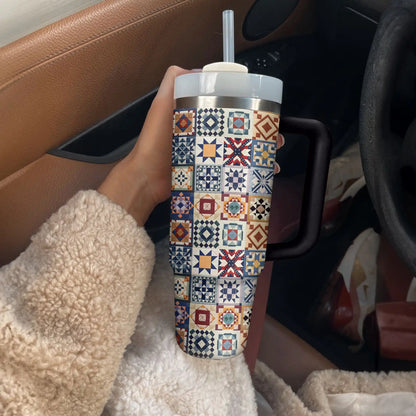 Shineful Tumbler Anmutige Quiltblöcke