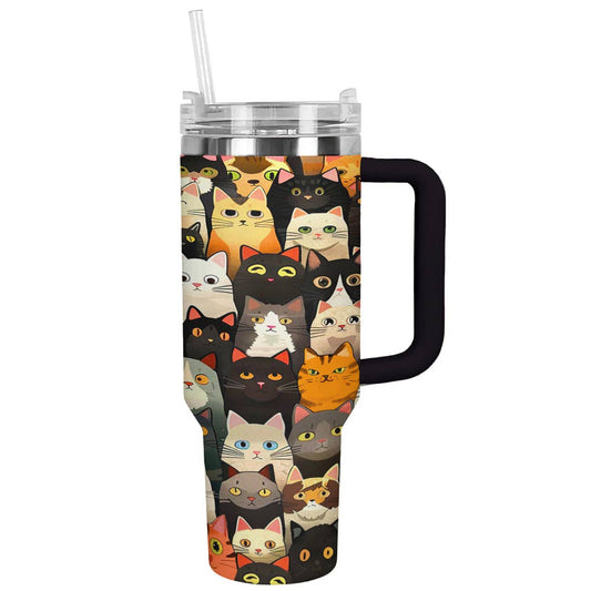 Shineful Tumbler Playful Cats