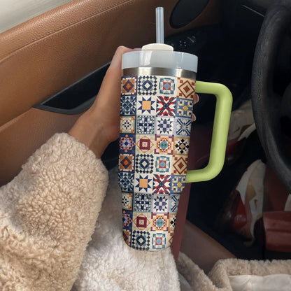 Shineful Tumbler Anmutige Quiltblöcke