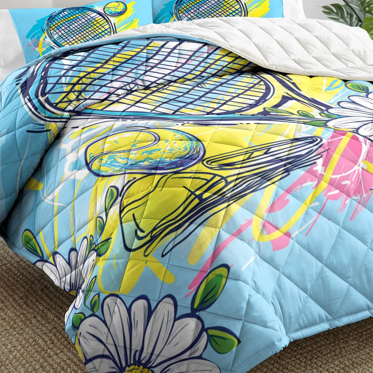 Shineful Charming Tennis - All Season Quilt 3-Piece Set